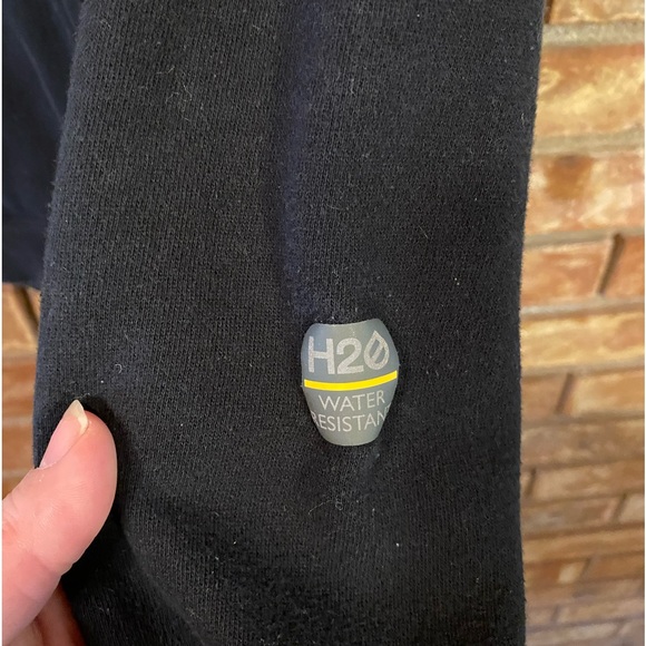 CAT black pullover workwear hoodie sz XL Caterpillar (is pilling)see description - Picture 3 of 7